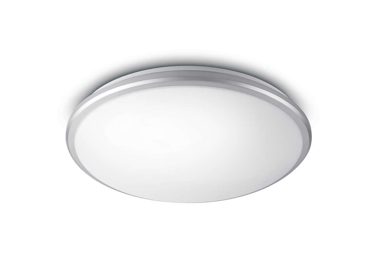 Philips Guppy ceiling lamp grey 1x17W SELV 34347/87/P0