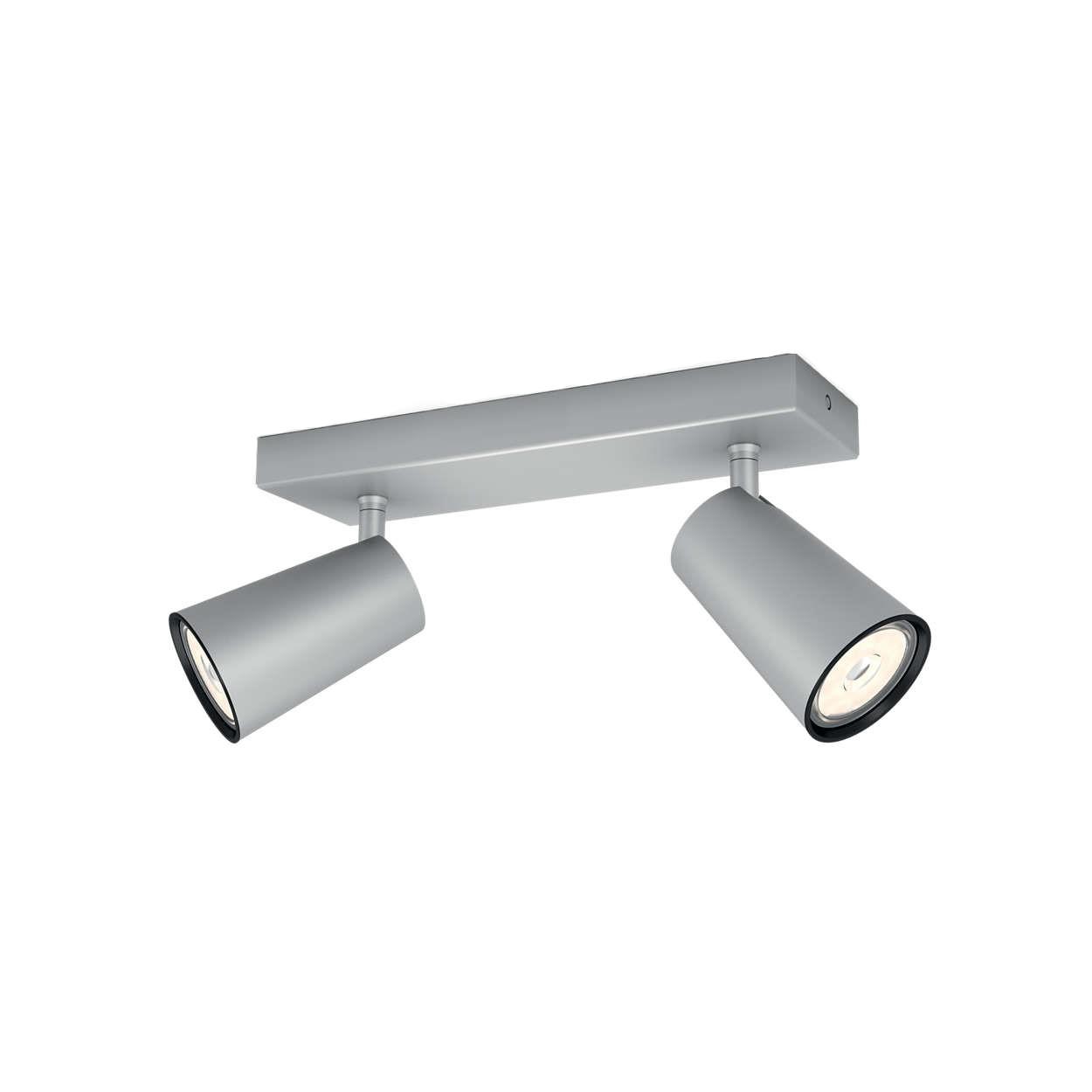 Kinkiet Philips PAISLEY bar/tube aluminium 2xNW