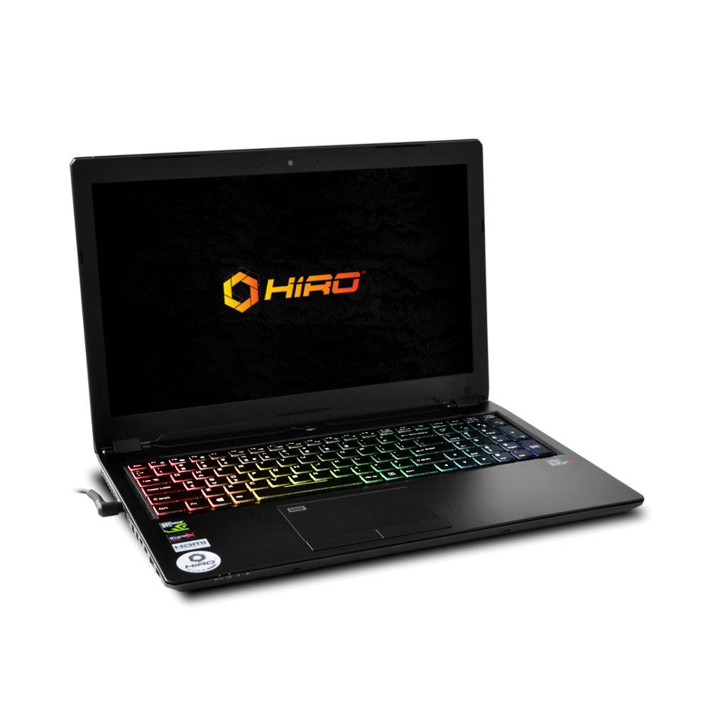 HIRO 950ER 15,6" - Intel® Core™ I7-8750H 8GB RAM 1000GB dysk HDD - 250GB SSD - GTX1070 Grafika Win10