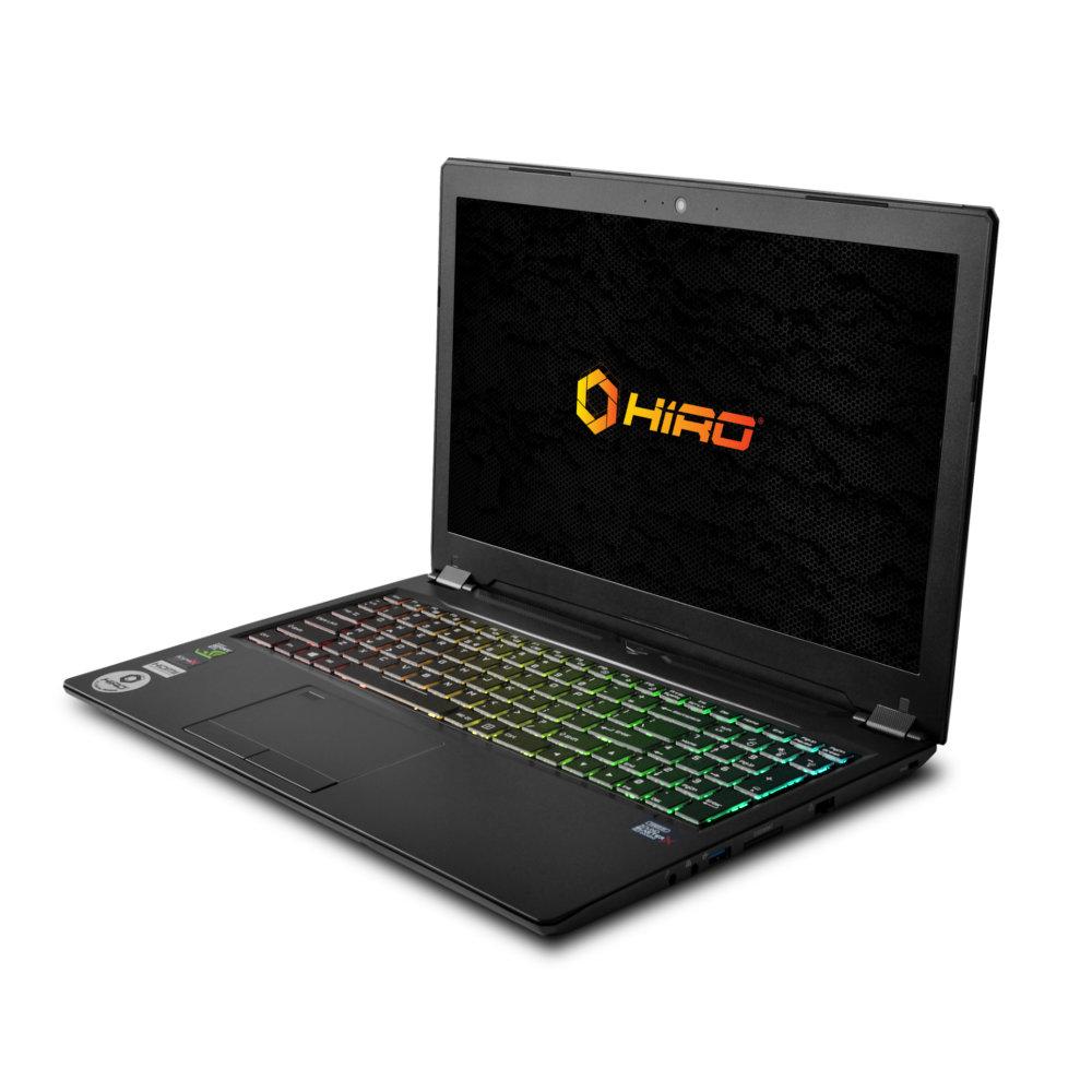 HIRO 950ER 15,6" - Intel® Core™ I7-8750H 8GB RAM 1000GB dysk HDD - 250GB SSD - GTX1070 Grafika Win10