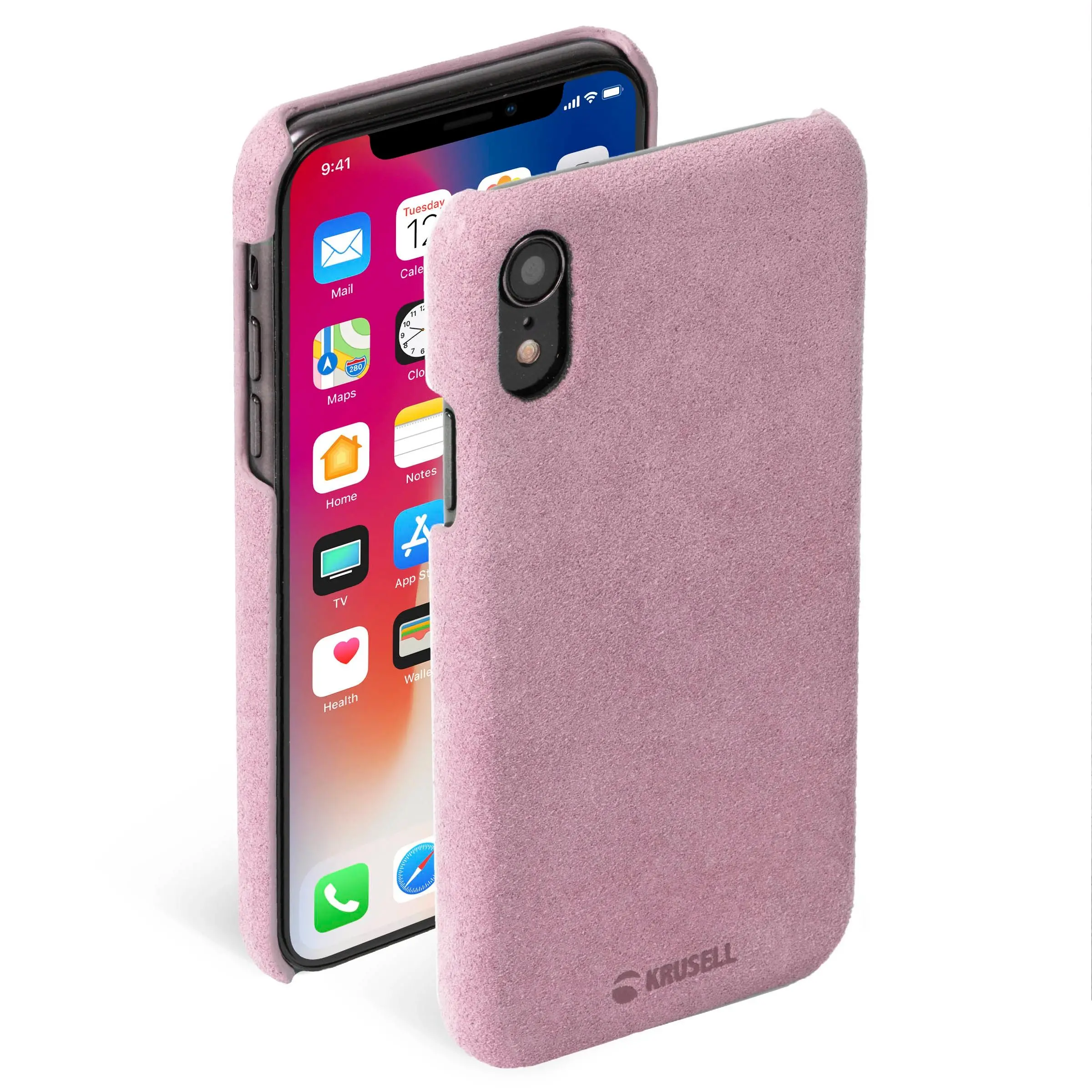 Etui Krusell Broby Cover do iPhone Xr Różowy