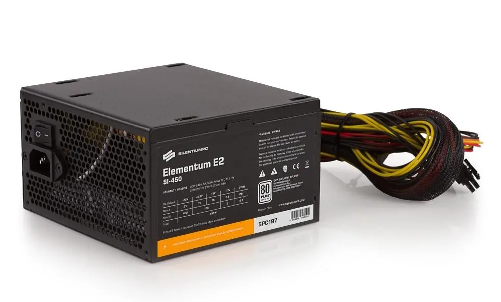 Zasilacz SilentiumPC Elementum E2 SI 450W 80Plus EU