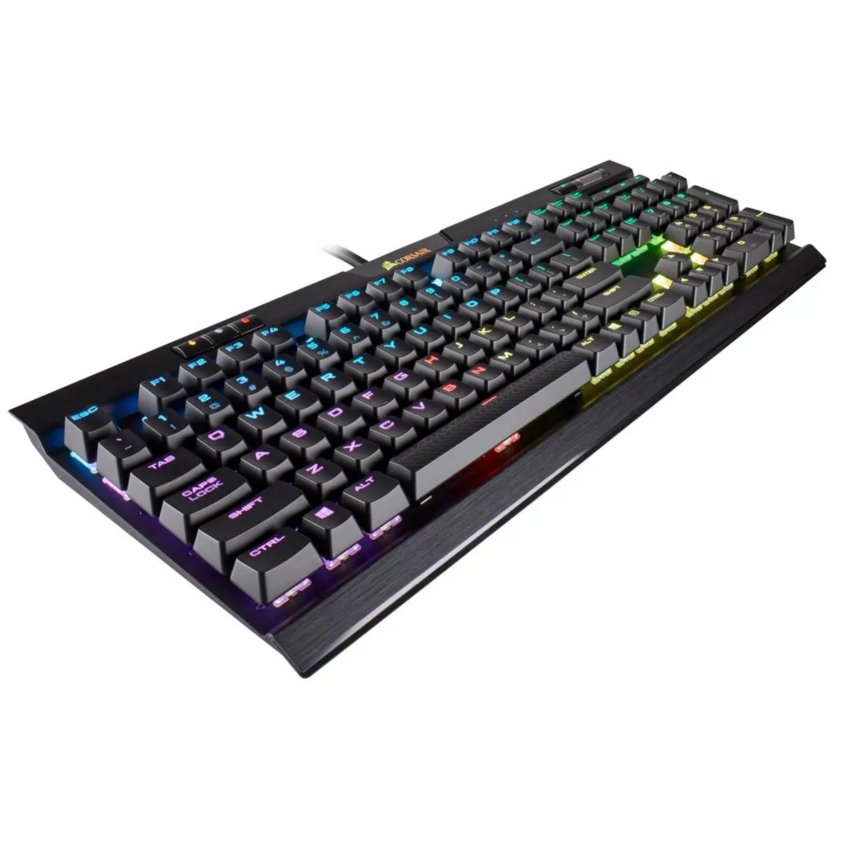 Klawiatura mechaniczna Corsair K70 RGB MK.2 Cherry MX Silent Czarny