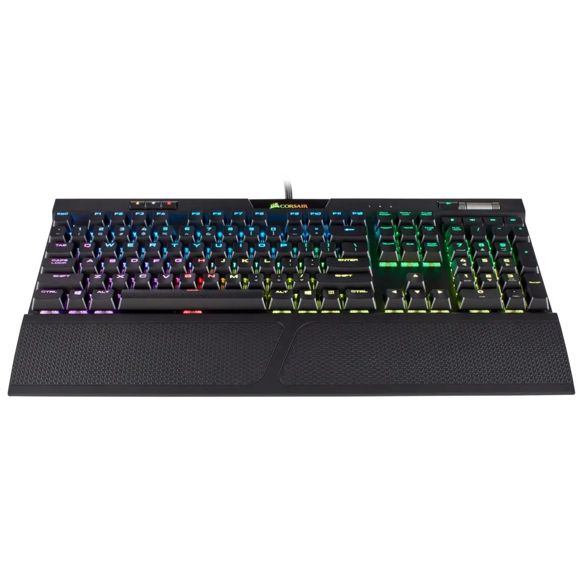 Klawiatura mechaniczna Corsair K70 RGB MK.2 Cherry MX Silent Czarny