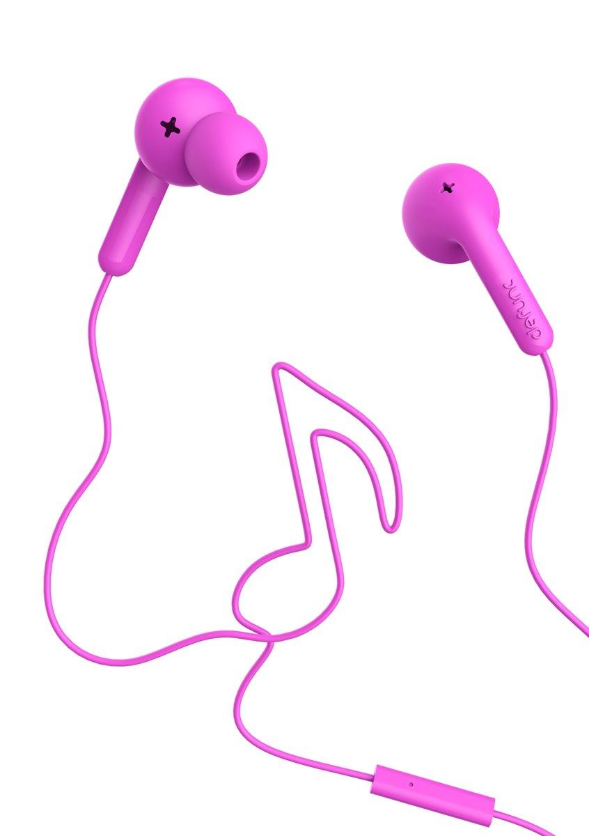 Słuchawki przewodowe DeFunc Earbud GO Music (różowy)