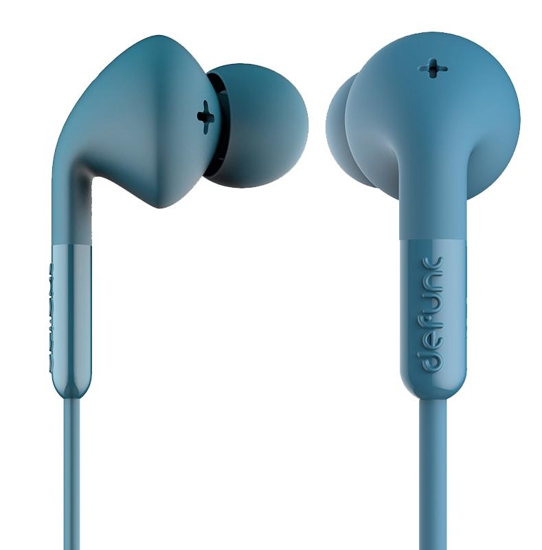 Słuchawki przewodowe DeFunc Earbud Plus Music (niebieski)