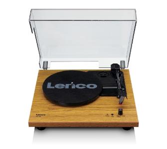 Gramofon Lenco LS-10WD Półautomatyczny Napęd paskowy Drewno
