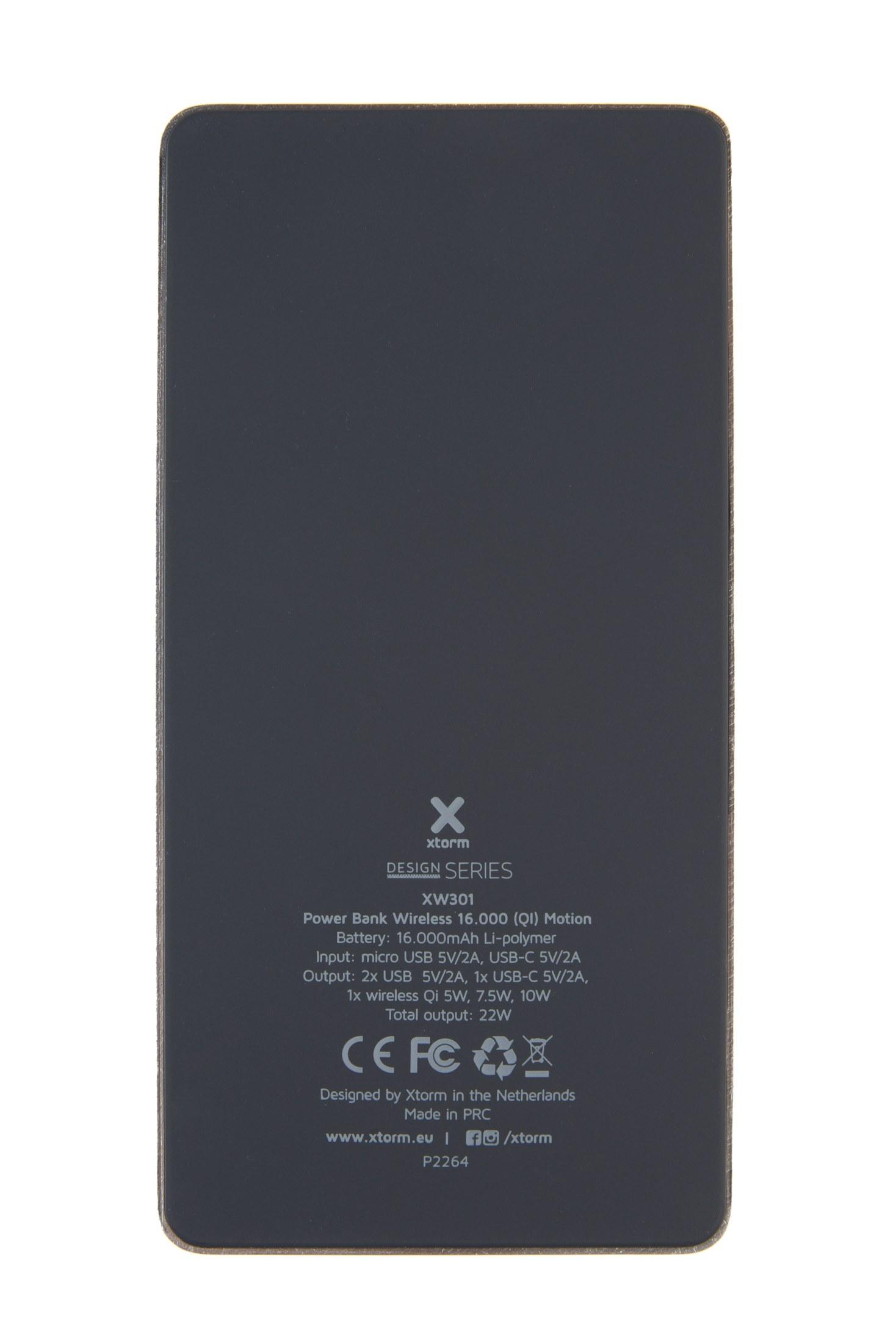 Powerbank Xtorm XW301 Wireless 16000 QI Motion