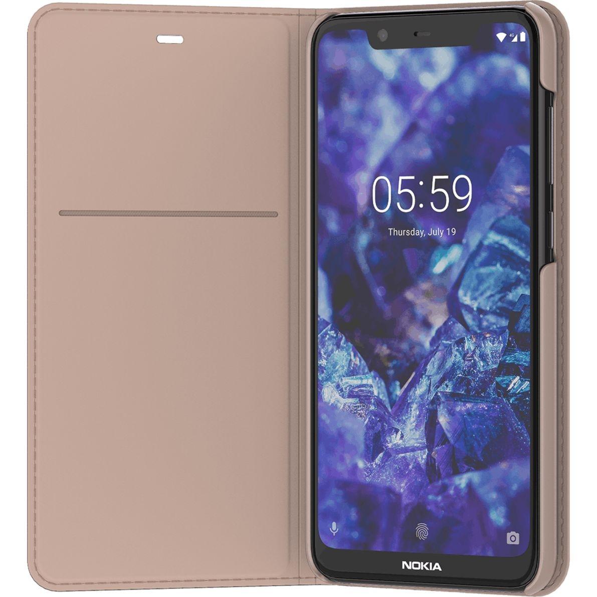 Nokia 5.1 Plus Entertainment Flip Cover CP-251 (kremowy)