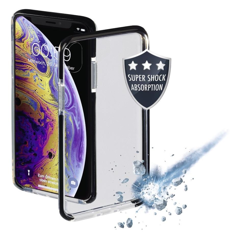 Hama Protector Cover iPhone X/Xs (czarny-przezroczysty)