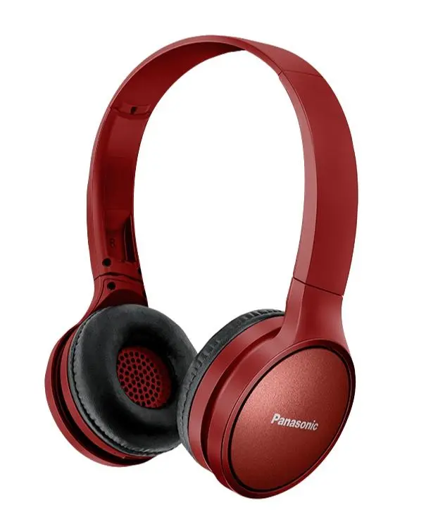 Słuchawki bezprzewodowe Panasonic RP-HF410BE-R Nauszne Bluetooth 4.1 Czerwony