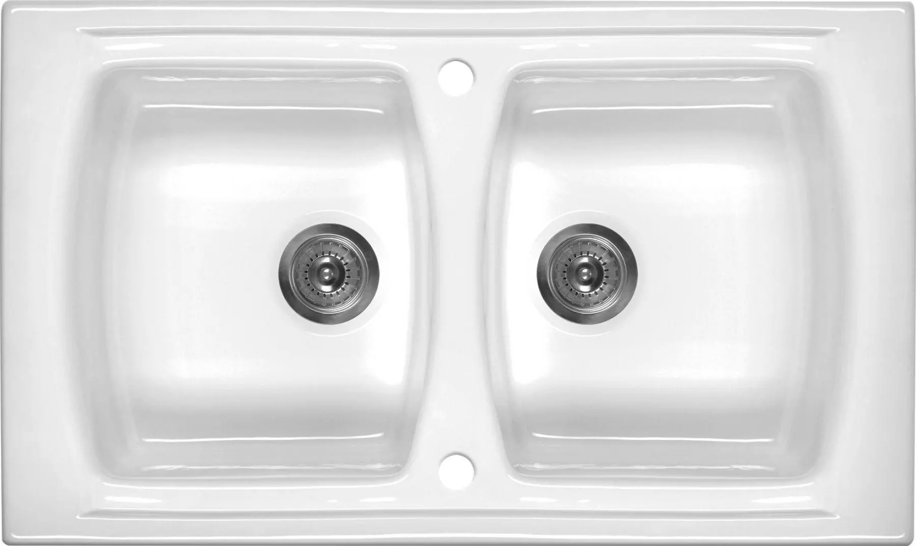 Zlewozmywak Deante LUSITANO ZCL 620N Ceramiczny Biały połysk