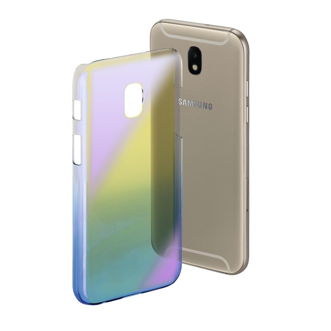 Hama Mirror Cover Samsung Galaxy J3 2017 (żółty/niebieski)