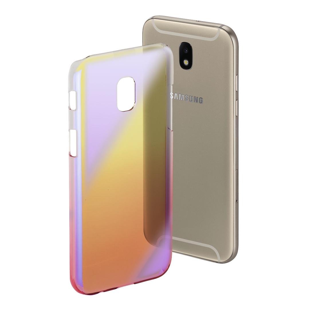 Hama Mirror Cover Samsung Galaxy J3 2017 (żółty/różowy)