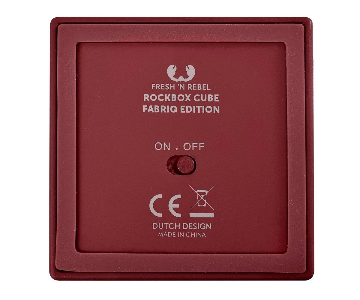 Głośnik Bluetooth Fresh 'n Rebel Rockbox Cube Fabriq Edition Ruby