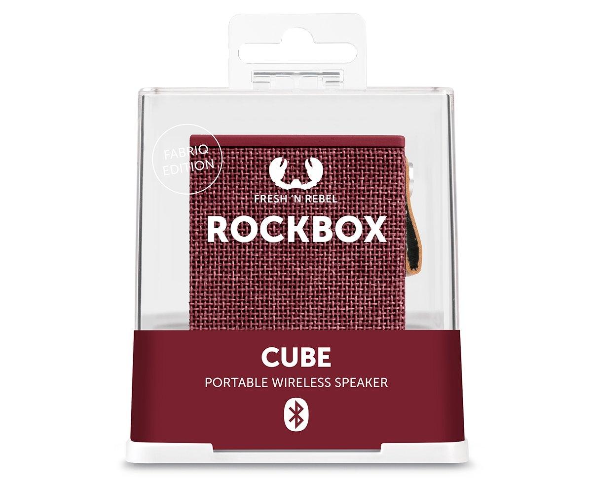 Głośnik Bluetooth Fresh 'n Rebel Rockbox Cube Fabriq Edition Ruby