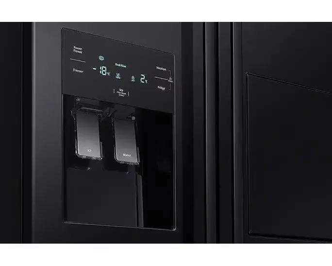 Lodówka Samsung RS50N3913BC Pełny No Frost 178,9cm Dystrybutor wody Czarny