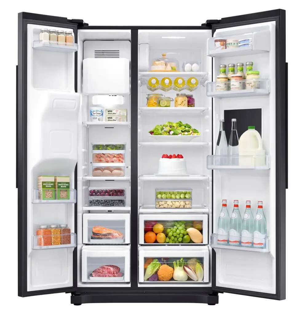 Lodówka Samsung RS50N3913BC Pełny No Frost 178,9cm Dystrybutor wody Czarny