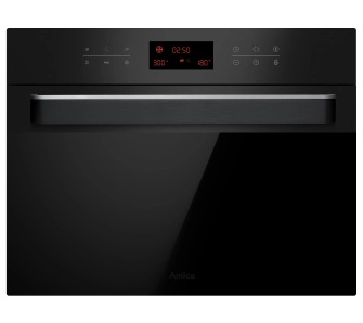 Piekarnik z mikrofalą Amica AMMB44E3GCB Q-Type Termoobieg Czarny
