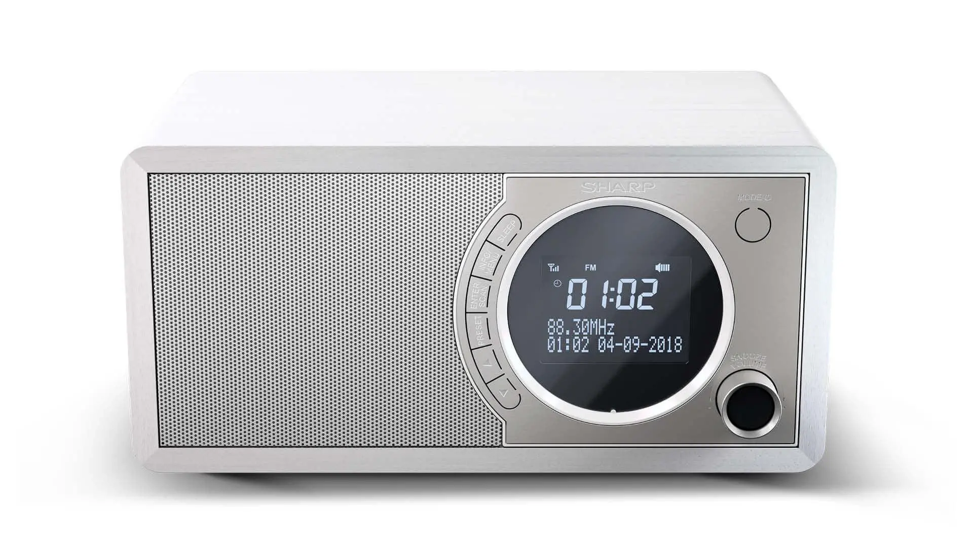 Radioodbiornik Sharp DR-450 Radio FM DAB+ Bluetooth Biały