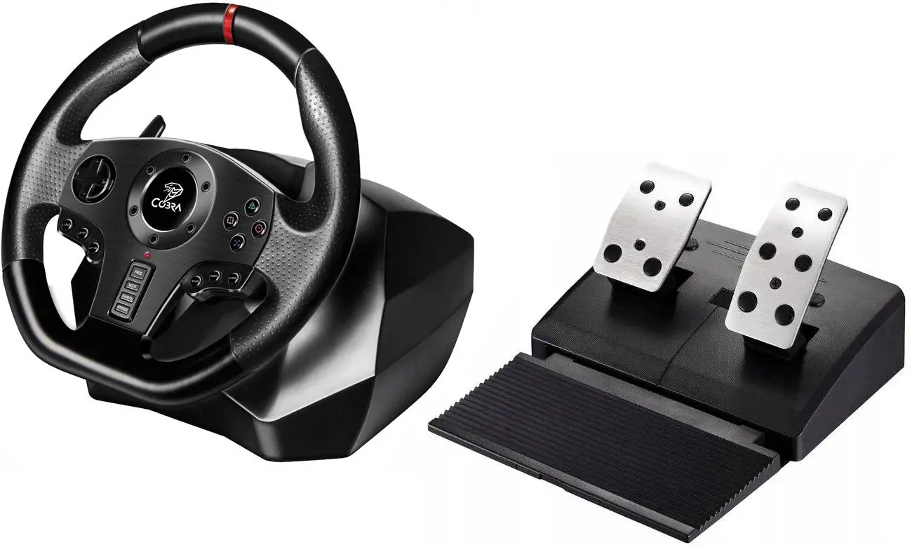Kierownica Cobra GT900 Rally z pedałami do PS4, PS3, Xbox One, Xbox 360 , PC, Nintendo Switch