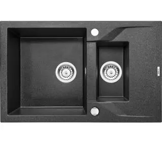 Мийка Deante Andante ZQN 2513 з граніту (графітова)