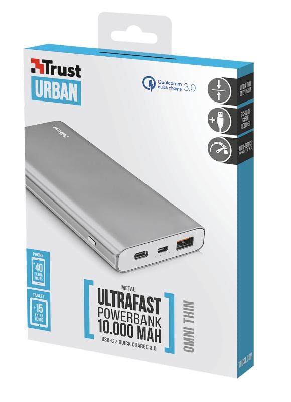 Powerbank Urban Revolt 22701 Omni Thin Metal 10000 mAh
