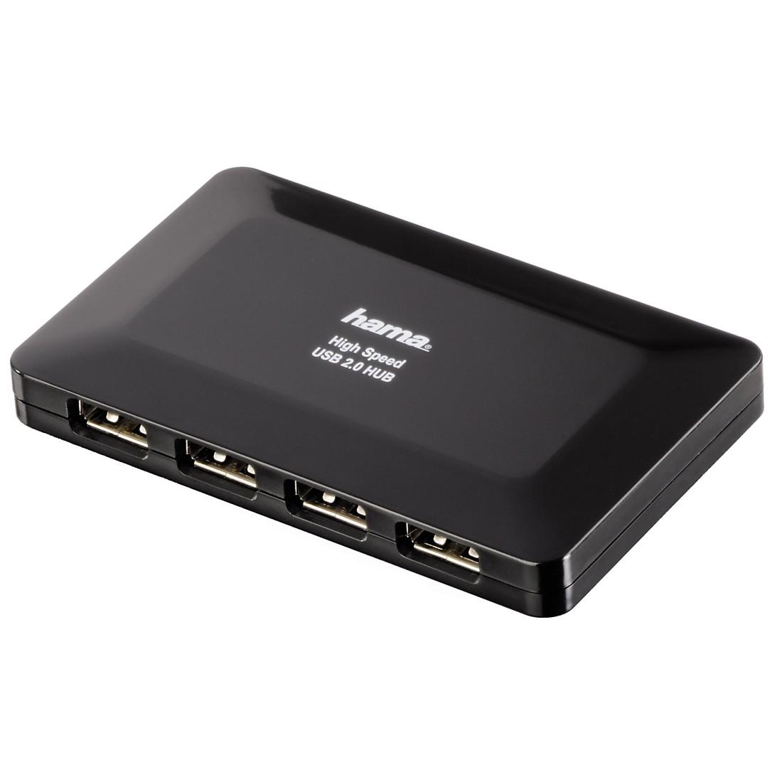 Hama HUB USB 2.0 (czarny)