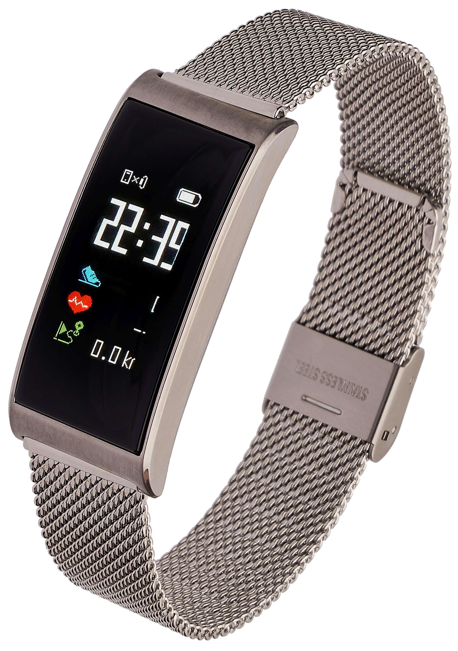 Smartwatch Garett Women Tina (srebrny stalowy)
