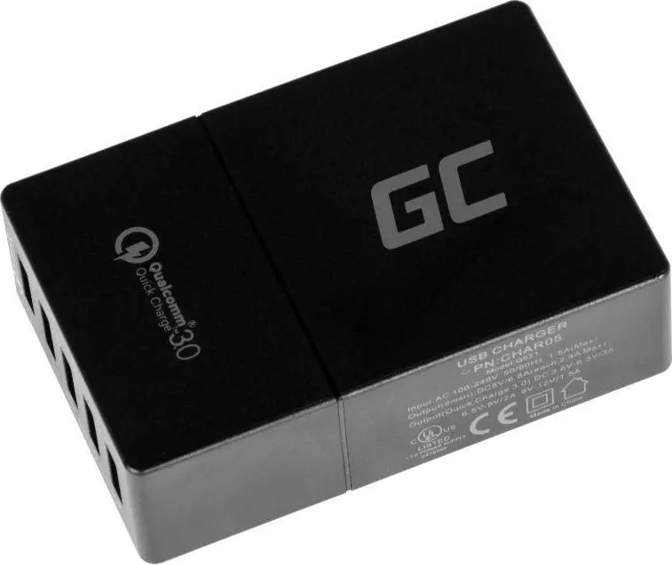 Ładowarka sieciowa Green Cell 5xUSB Quick Charge 3.0