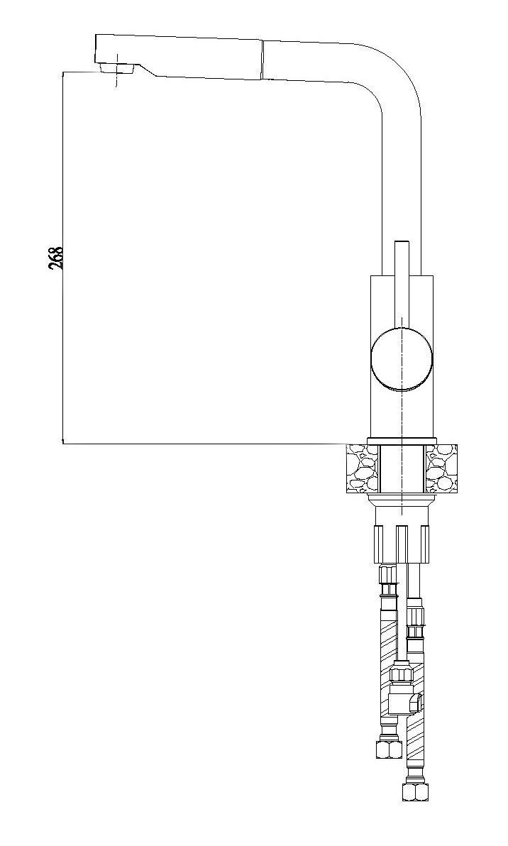 Bateria Alveus Siros 2090711 (biały/chrom)