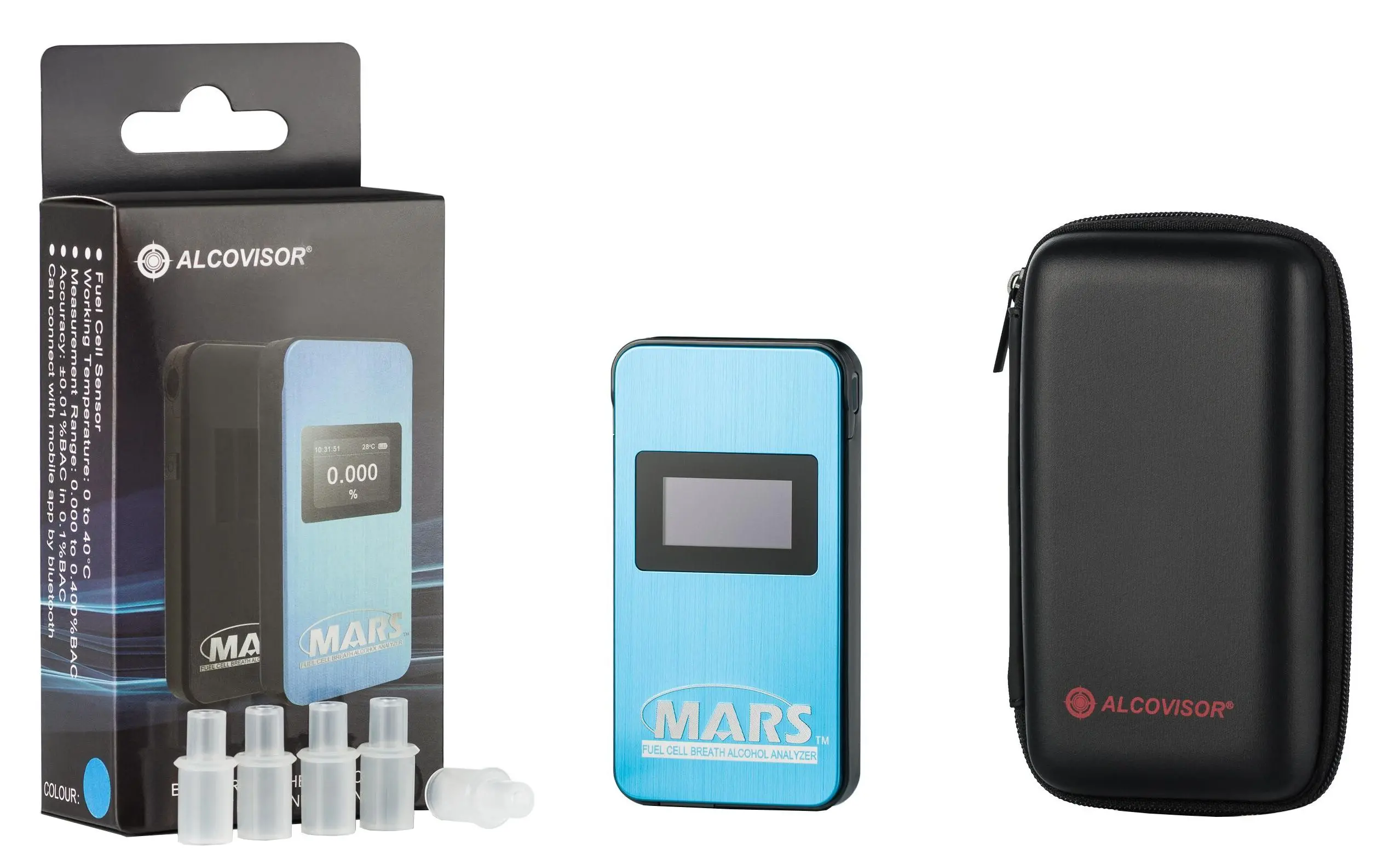 Alkomat Alcovisor Mars BT Blue