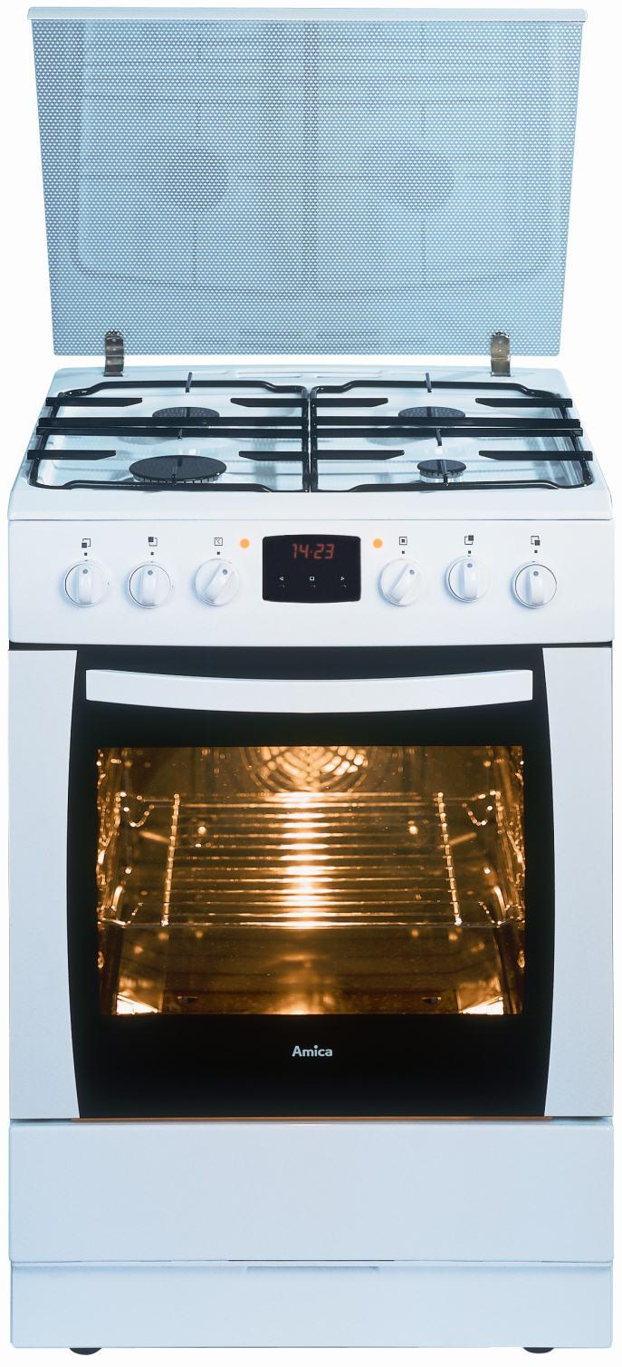 Kuchnia gazowo-elektryczna Amica 601GE3.33ZpTaYN(W) Eco