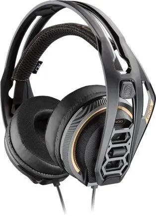 Słuchawki przewodowe z mikrofonem Plantronics RIG 400 PRO Nauszne Czarny