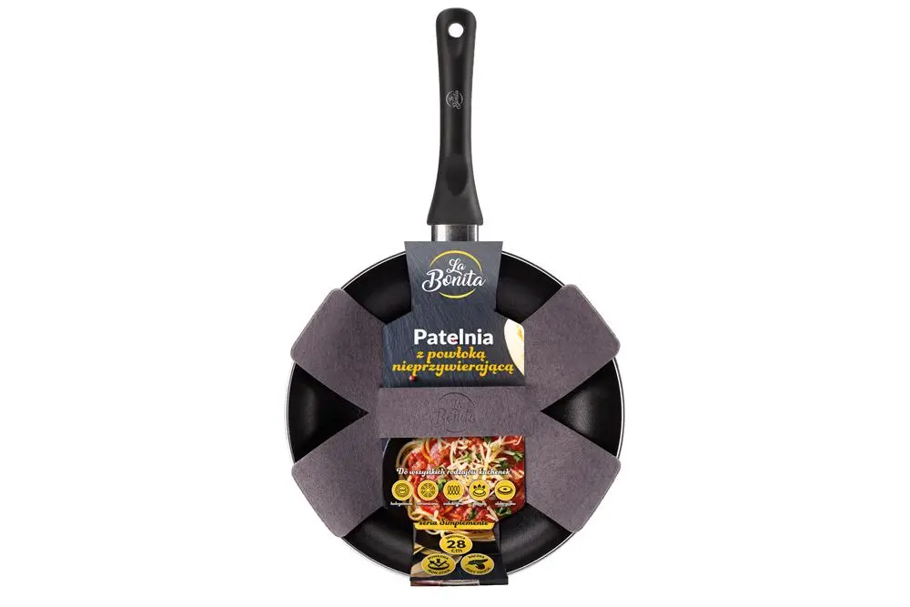 Patelnia La Bonita Simplemente Indukcja Nieprzywierająca 28cm