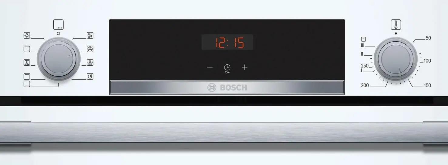 Piekarnik elektryczny Bosch Serie 4 HBA534BW0 Termoobieg Biały