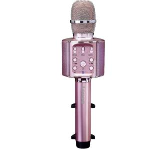 Mikrofon z głośnikiem Bluetooth Lenco BMC-090 - 5W - różowy