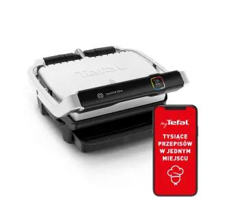 Grill elektryczny Tefal OptiGrill Elite GC750 600cm2 Programy automatyczne