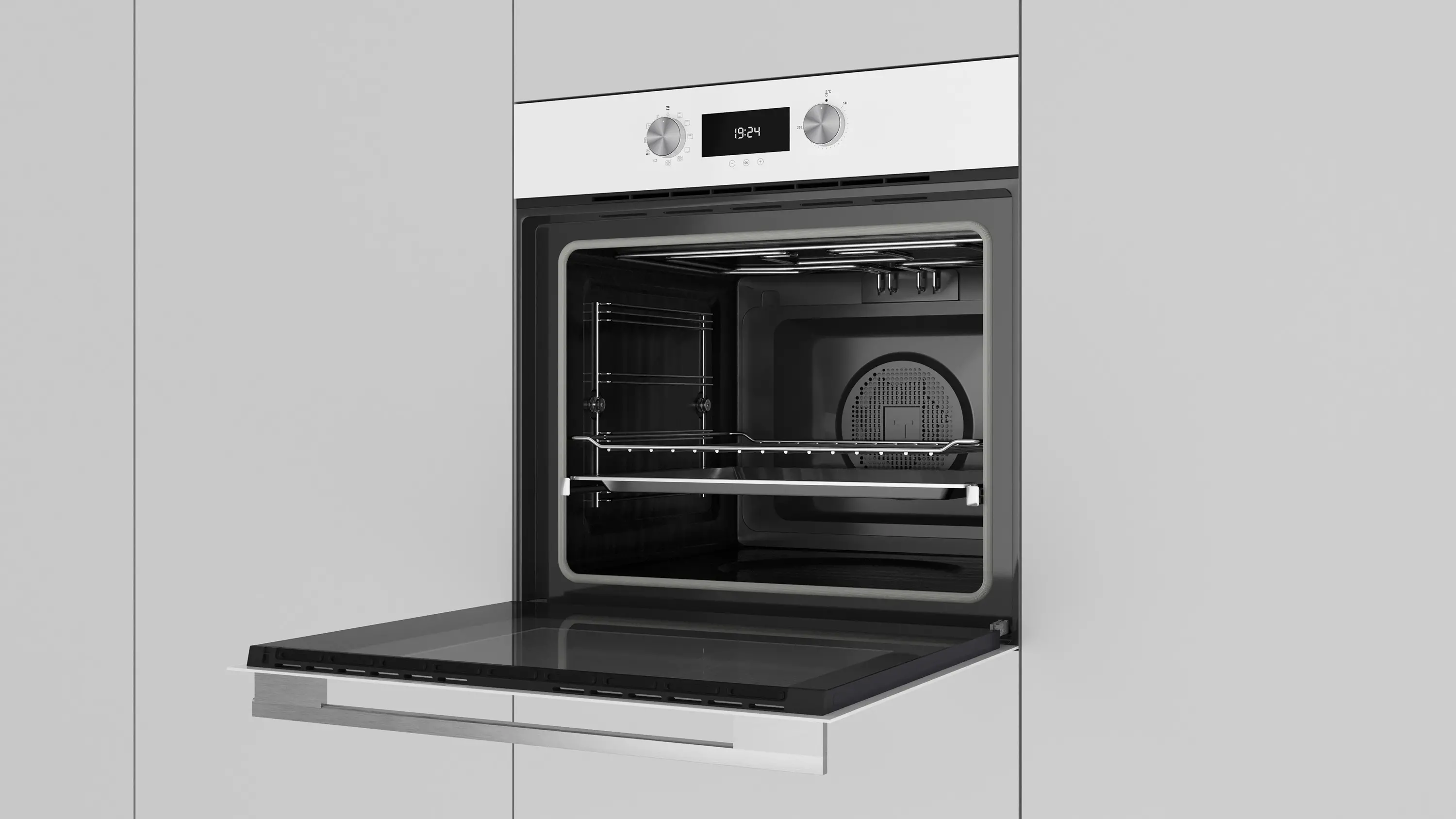 Piekarnik elektryczny Teka Maestro HLB 8400 P WH Termoobieg Białe szkło
