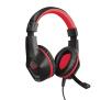 Słuchawki przewodowe z mikrofonem Trust GXT 404R Rana NSW Nauszne Czarno-czerwony