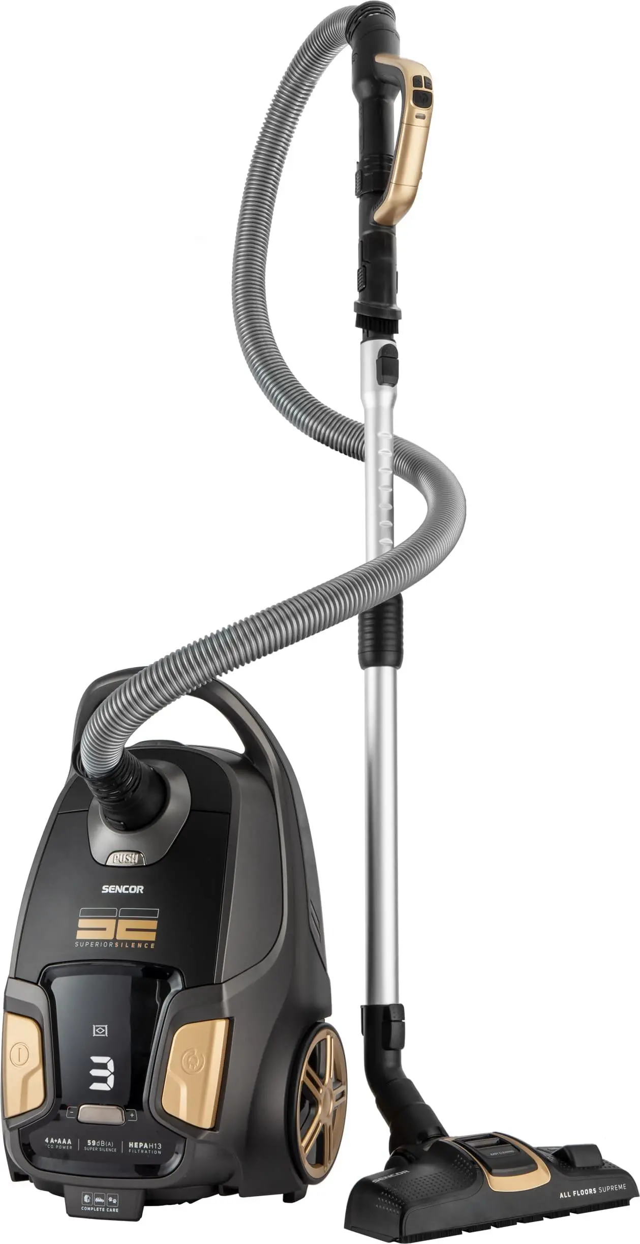 Odkurzacz Sencor SVC 9300BK   600W Turboszczotka Mini turboszczotka Szczotka do twardych powierzchni