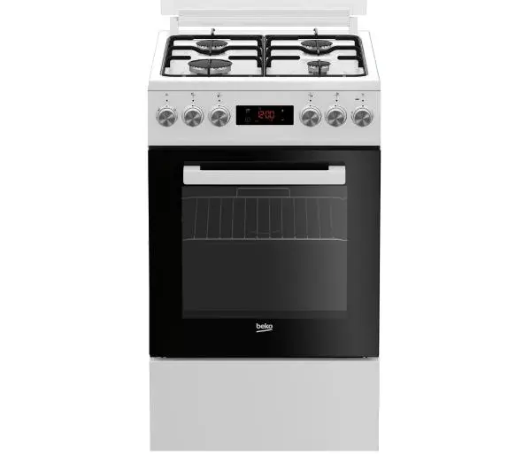 Газово-електрична кухонна плита Beko FSE52322DWD Termoobieg