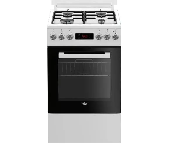 Газово-електрична кухонна плита Beko FSE52322DWD Termoобieg