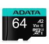 Adata Premier Pro microSDXC 64GB UHS-I U3 V30S A2