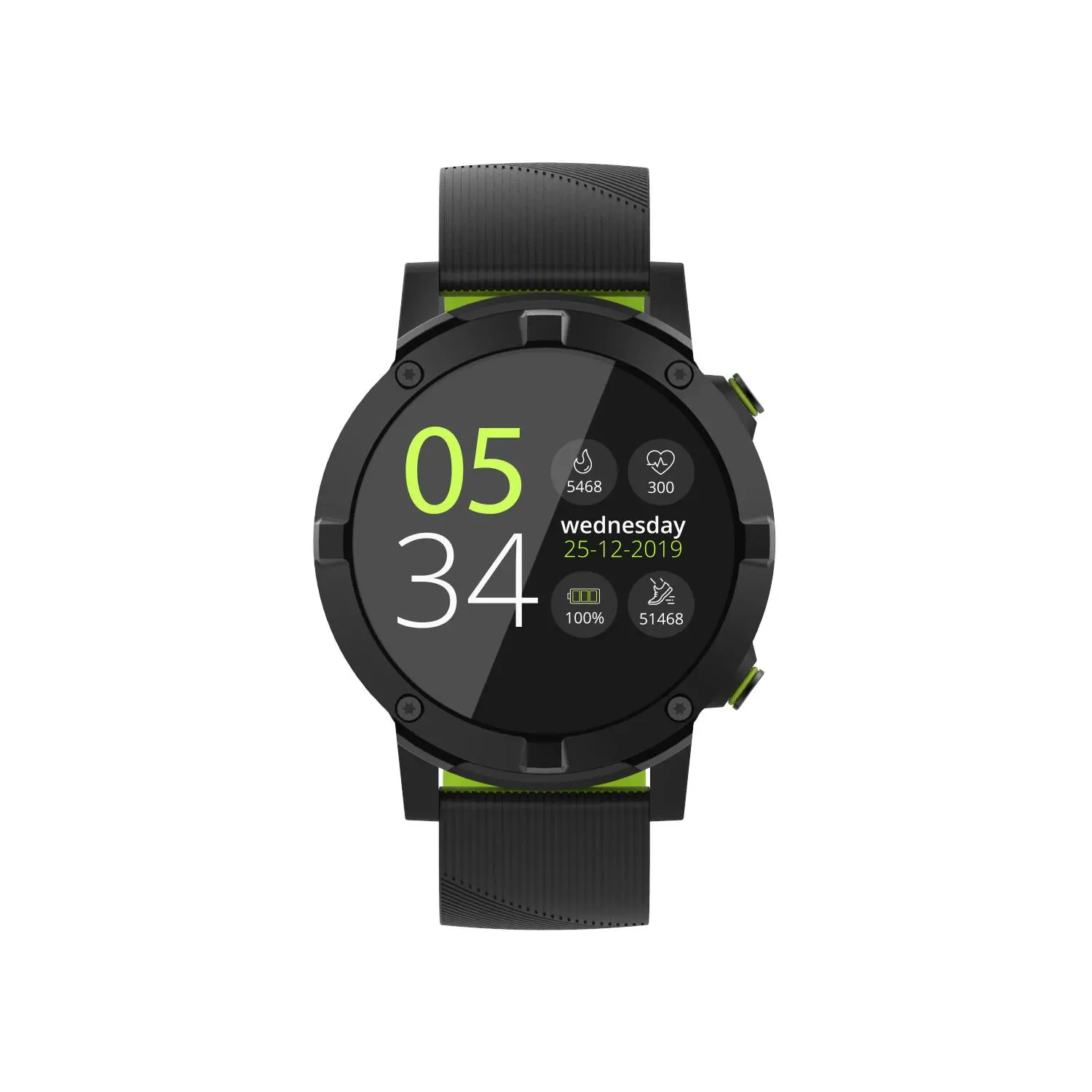 Smartwatch Motus AMOLED 48mm GPS Czarny