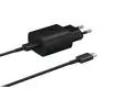 Ładowarka sieciowa Samsung EP-TA800XBEGWW 25W z kablem USB-C do USB-C 1m Czarny