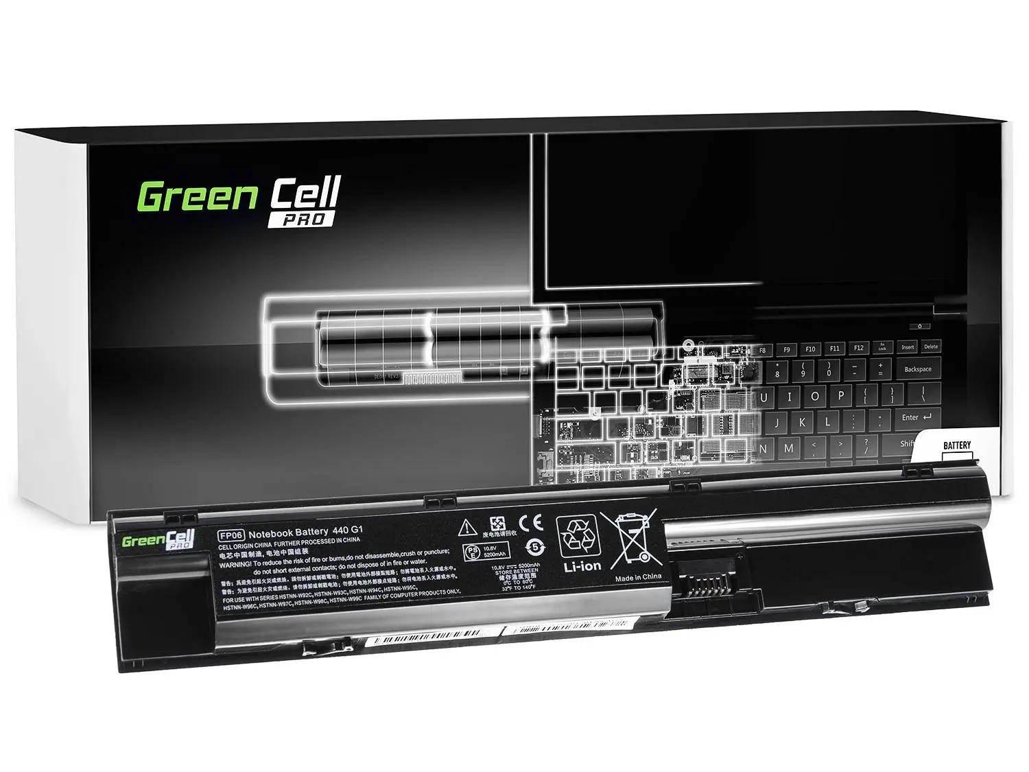 Bateria do laptopa Green Cell Pro HP77PRO HP