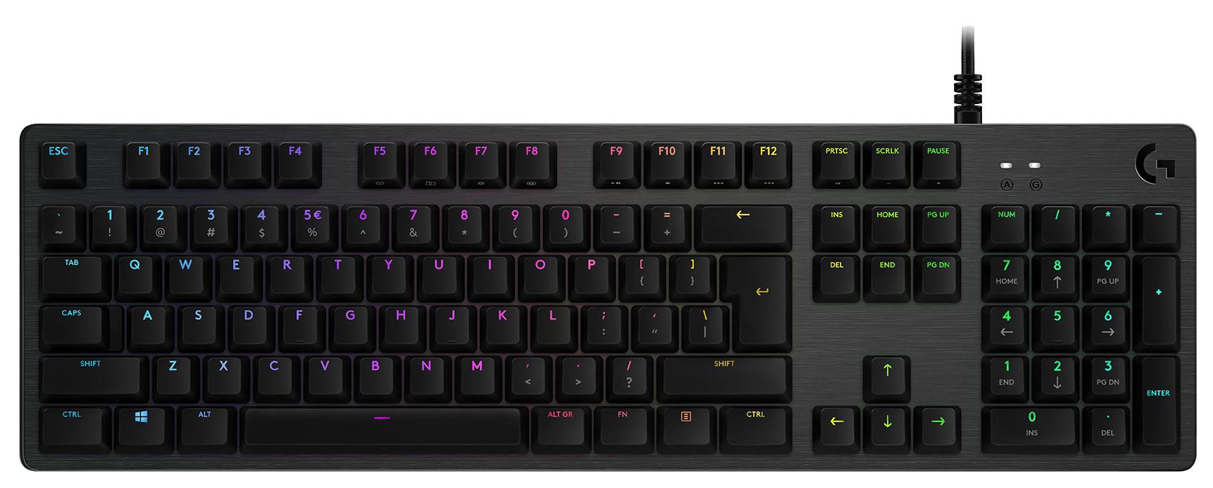 Klawiatura mechaniczna Logitech G512 SE - GX Blue