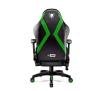 Fotel Diablo Chairs X-Horn 2.0 Normal Size Gamingowy do 160kg Skóra ECO Czarno-zielony