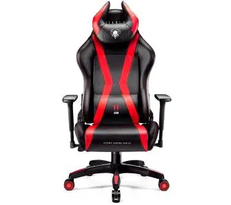 Fotel Diablo Chairs X-Horn 2.0 King Size Gamingowy do 180kg Skóra ECO Czarno-czerwony